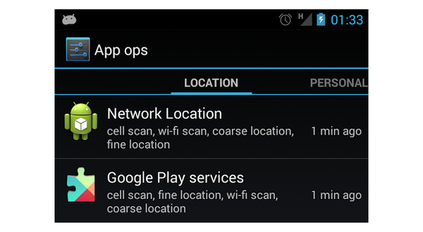 Android 4.3 beschikt over een verborgen App Permissions Manager