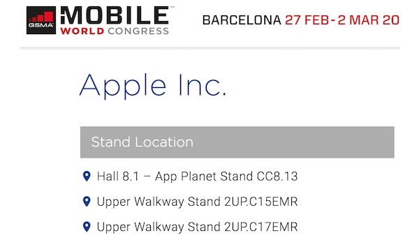 Apple to attend MWC first time ever