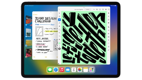 iPadOS 16 tuo iPadiin sääsovelluksen ja paremman moniajon