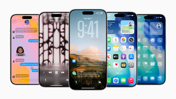 Apple julkisti iOS 26 -version Liquid Glass -muotoilulla - luvassa iPhone 11 -mallille ja tt uudemmille
