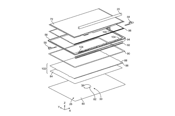 Apple patentoi aurinkokennoilla ja kaksipuoleisella näytöllä varustetun MacBookin