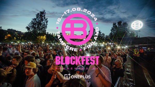 Blockfest ja OnePlus yhteistyöhön - festivaali on nyt nimeltään Blockfest presented by OnePlus