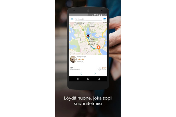 Androidin uusi Booking Now -sovellus auttaa lytmn sopivan majoituspaikan