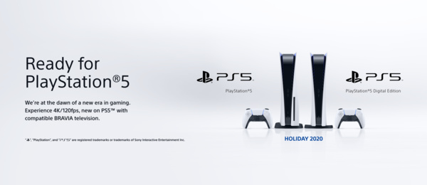 Sony julkaisi BRAVIA-televisiomalleille Ready for PlayStation 5 –tunnusmerkinnän