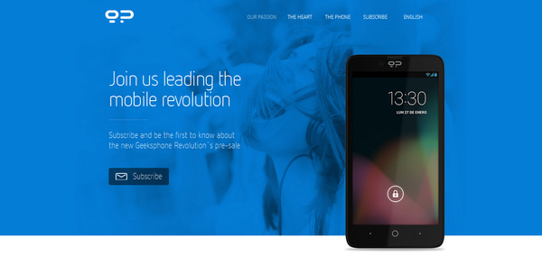 Geeksphonen kahden kyttjrjestelmn Revolution-lypuhelimen tiedot julki