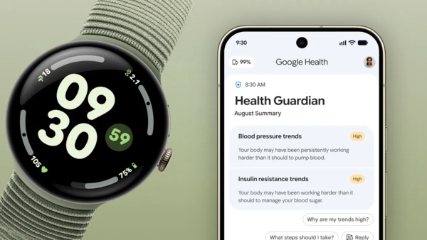 Googlen Health Guardian -terveystyökalut jakeluun: ilmaisena Pixel Watch 3:lle, 4:lle ja 5:lle