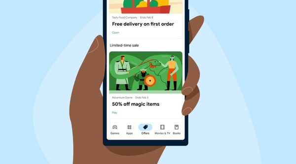 Google Play -kauppaan tulee uusi välilehti tarjouksille