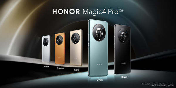 HONOR Magic4 Prossa on 100 watin langaton lataus ja 164 megapikselin edestä kameraa