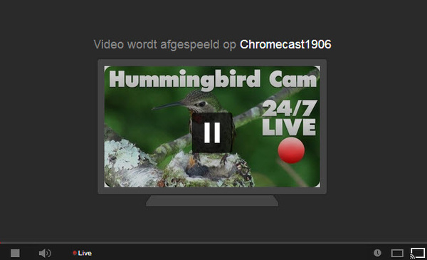 Nu ook privé- en live-video's Youtube met Chromecast