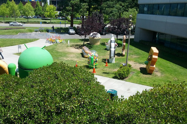 Google's latest Android statue melts