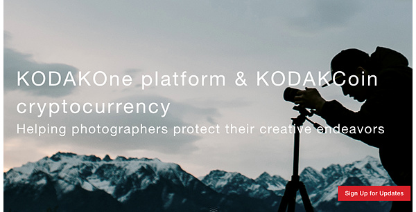 Remember Kodak? Yes, the cryptocurrency company