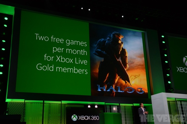 E3 Xbox One Keynote: Xbox Live Gold members to get free games