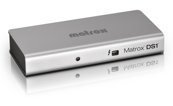 Matroxilta lisäportteja Ultrabookeihin Thunderbolt-telakalla