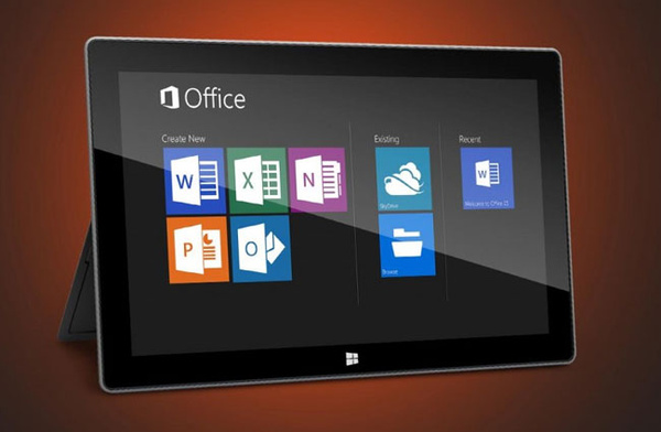 Toekomstige kleine Windows 8 tablets krijgen gratis Office 2013