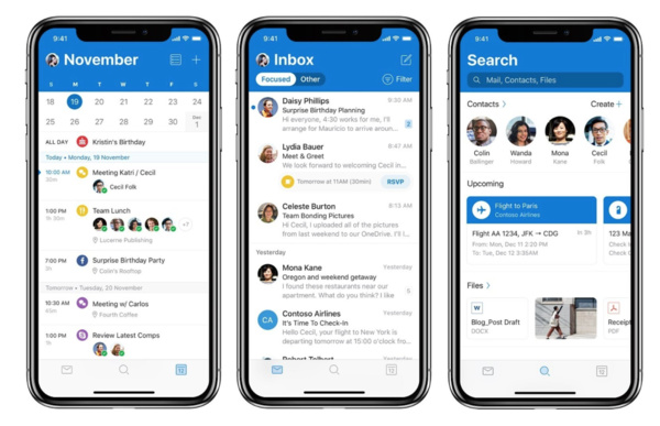 Outlook päivittyy iPhonella – Uusi ulkoasu