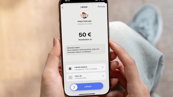 Tilipohjainen rahansiirto tulee nyt MobilePayhin