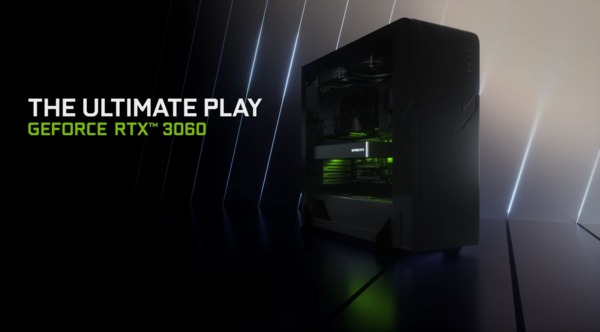 Nvidia julkaisi 339 euron GeForce RTX 3060 -näytönohjaimen