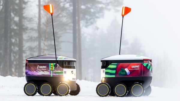 S-ryhmän kuljetusrobotit ovat tehneet jo miljoona toimitusta