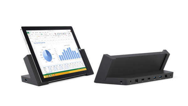 Microsoft Surface Pro 3 Docking Station now available, turning the tablet into a full desktop