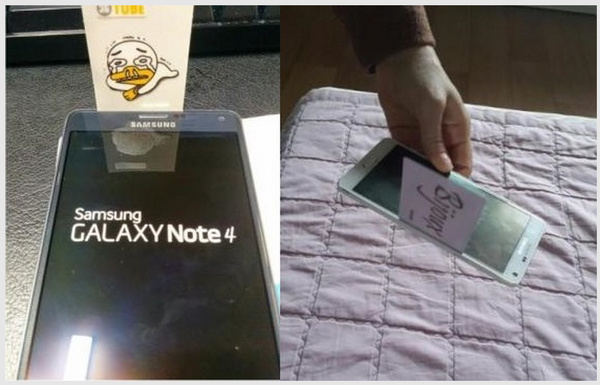 Galaxy Note 4:n nytn ymprill oleva aukko ihmetytt