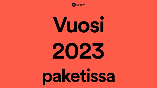 Tässä Spotifyn vuoden 2023 kuunnelluimmat kappaleet Suomessa