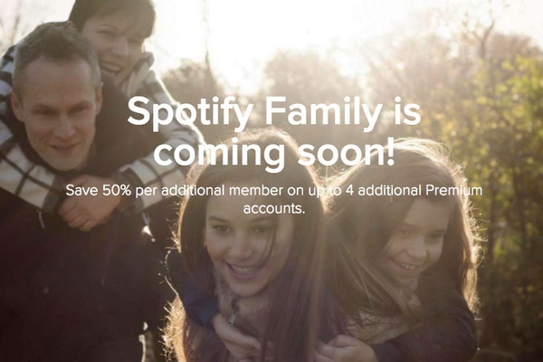 Spotify unveils Family plan allowing sharing between family at a discount
