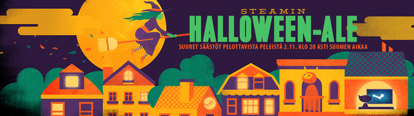 Steamin Halloween-ale käynnistyi – tarjouksessa lähes 2000 peliä