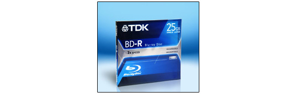 TDK ready to ship 25GB Blu-ray recordable media