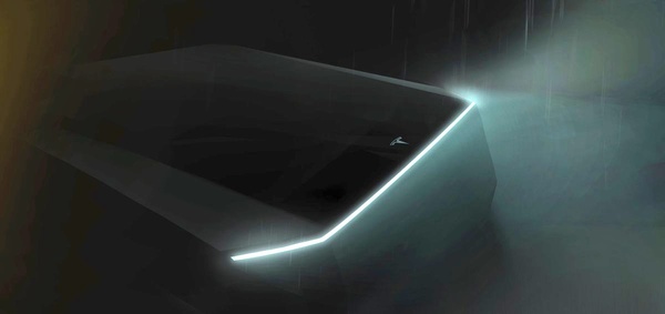 Elon Musk teased Tesla cyberpunk truck