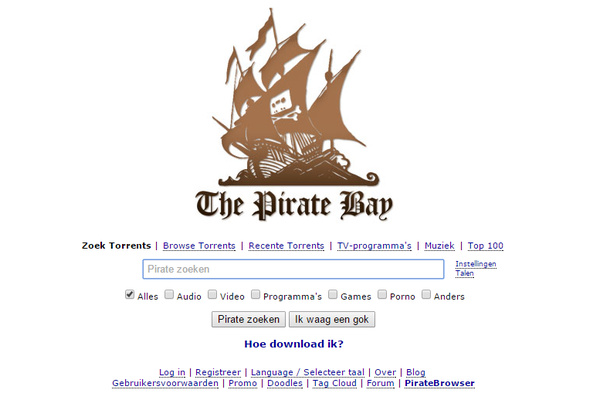 The Pirate Bay is weer volledig operationeel
