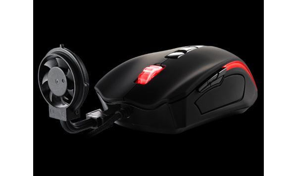 Thermaltake esitteli tuulettimella varustetun hiiren