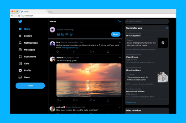 Älä hämmenny – Twitter uudisti ulkoasuaan