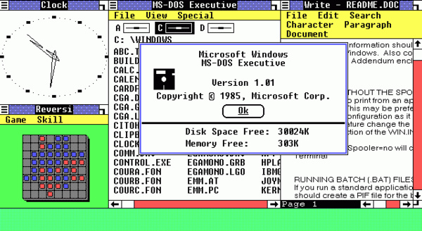 Windowsin esittelystä tuli kuluneeksi 30 vuotta