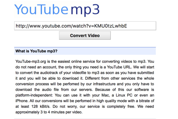 YouTube MP3 download sites targeted by music industry