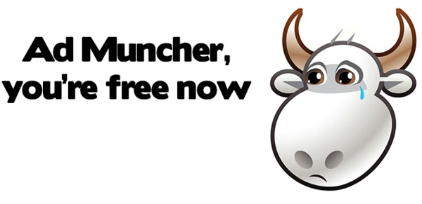 Ad Muncher vanaf nu freeware!