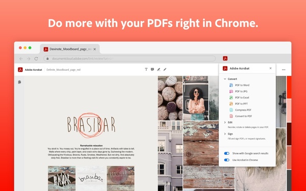 Chrome sai vihdoin virallisen PDF-editorin, toimii myös Edgessä