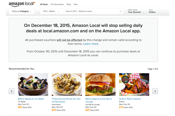 Amazon gets out of the daily deal business