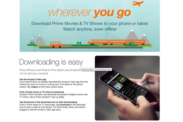 Amazon to allow offline viewing of streaming Prime Video content