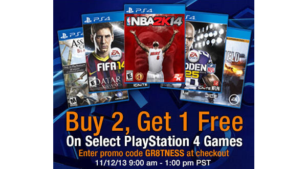 Promo: Buy 2 PS4 games, Get 1 FREE at Amazon from Tuesday