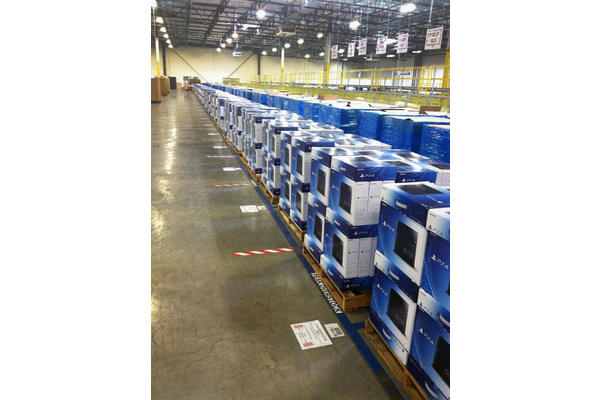 PIC: Amazon teases army of PS4s waiting to be shipped