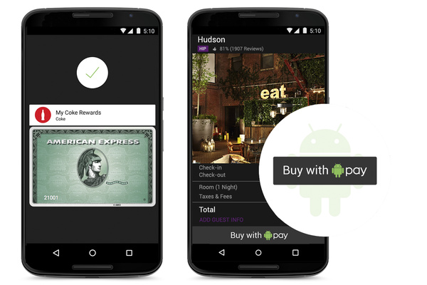 Android Pay lhti tnn jakeluun