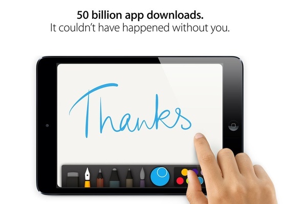 Apple App Store hits 50 billion downloads