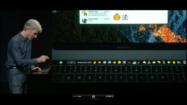 Nin toimii Applen uusi Touch Bar