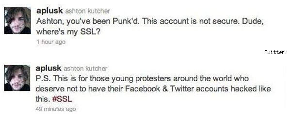 Ashton Kutcher has Twitter account hacked