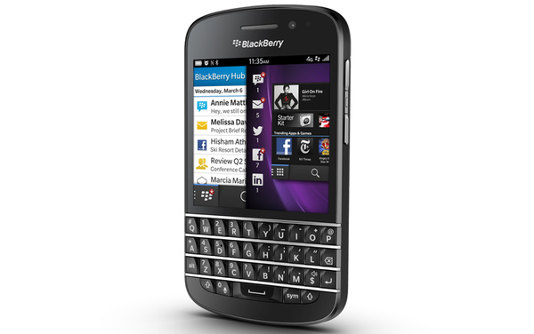 BlackBerry Q10 goes up for sale in UK