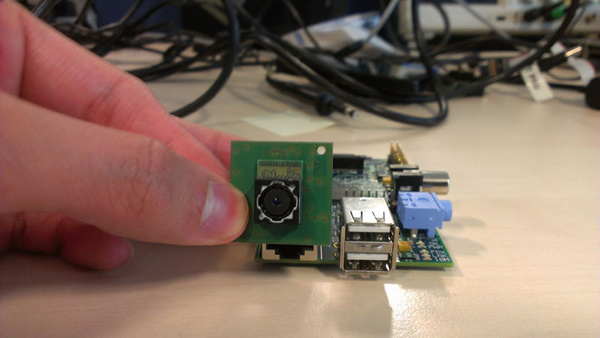 Raspberry Pi mini-PC getting camera module