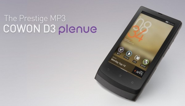 Cowon launches Android-based D3 Plenue PMP