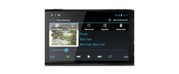 CyanogenMod modding music player for Android 4.0