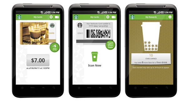 Ten percent of Starbucks transactions now done via mobile payments