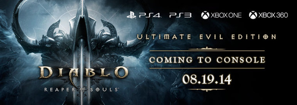 Diablo III expansion to see multi-platform launch on August 19th